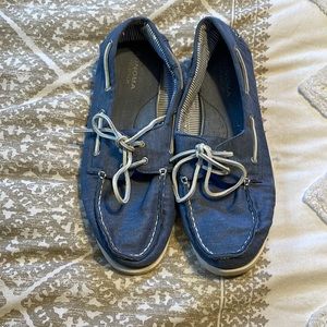 Sonoma light blue boat shoes